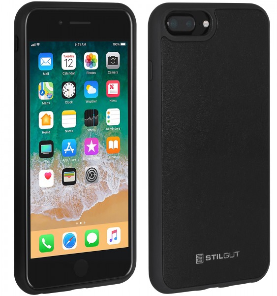StilGut - iPhone 8 Plus Case with Leather