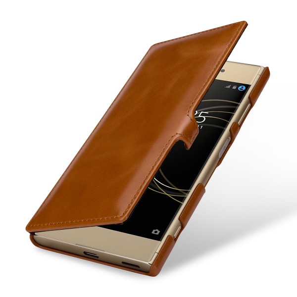 StilGut - Sony Xperia XA1 Plus Cover Book Type with Clip