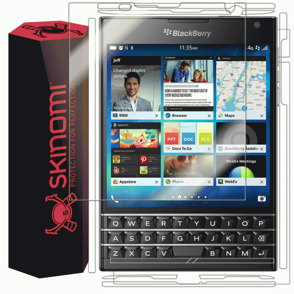 Skinomi - BlackBerry Passport Screen Protector Full Body
