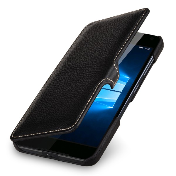 StilGut - Lumia 650 cover Book Type in leather with clip
