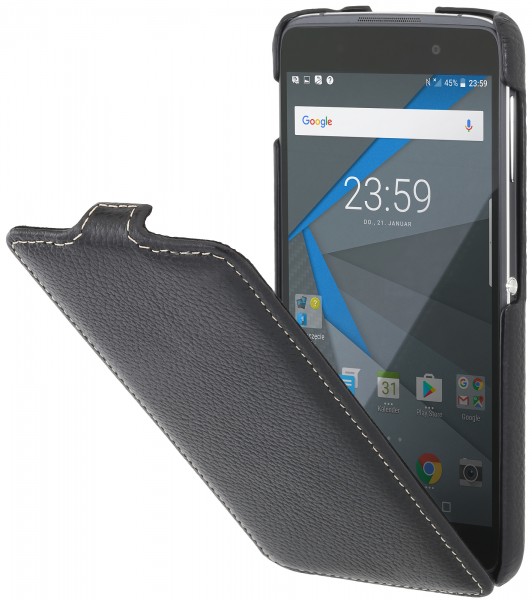 StilGut - BlackBerry DTEK50 case UltraSlim in leather