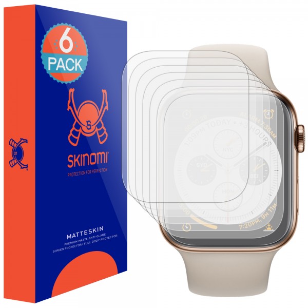 Skinomi - Apple Watch Series 5 (44 mm) Screen Protector MatteSkin Edge to Edge
