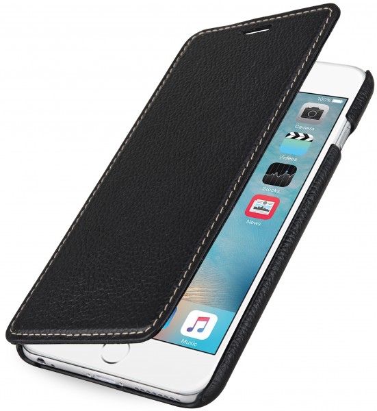 StilGut - iPhone 6s Plus leather case &quot;Book Type&quot; without clip
