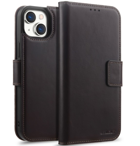 StilGut - iPhone 15 Wallet Case Talis 2-in-1 with Card Holders