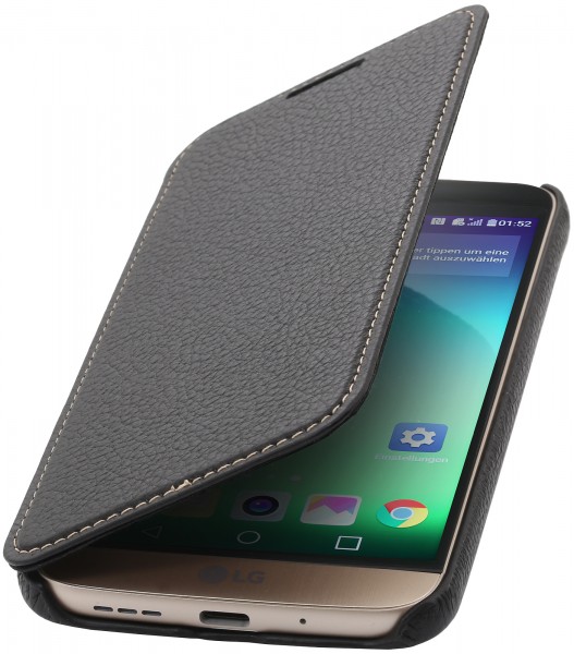 StilGut - LG G5 cover Book Type in leather without clip