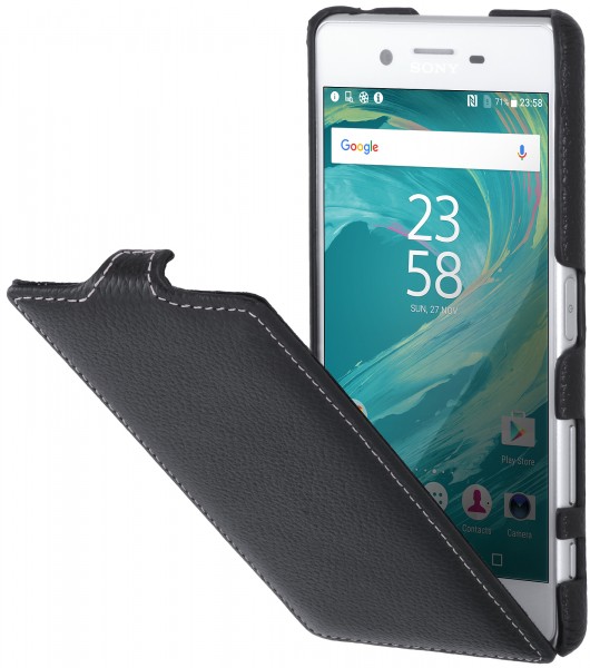 StilGut - Sony Xperia X Performance case UltraSlim in leather
