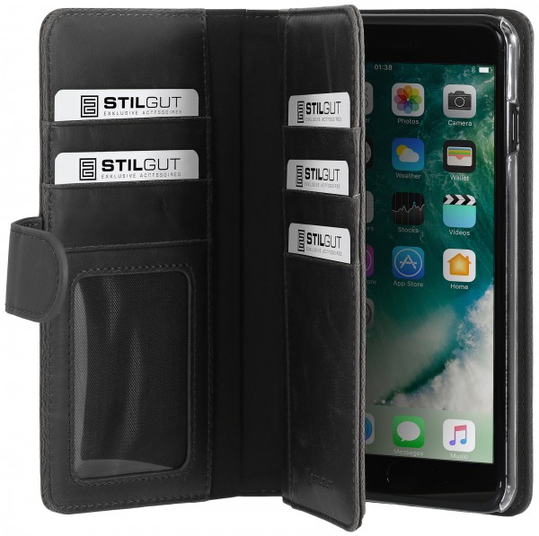 StilGut - iPhone 7 Plus cover Talis XL with card holder