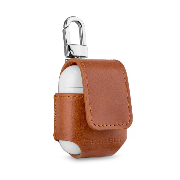 StilGut - AirPods Leather Case with Carabiner