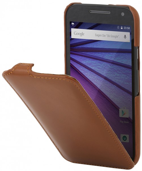 StilGut - Motorola Moto G (3rd gen.) leather case &quot;UltraSlim“