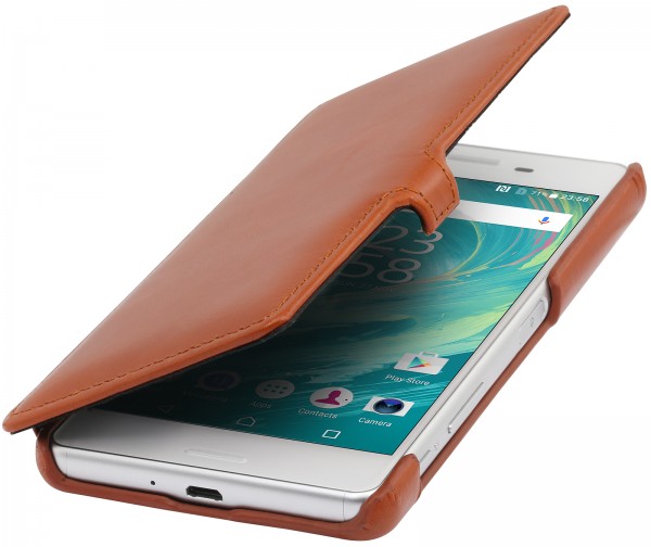 StilGut - Sony Xperia X Performance cover Book Type with clip