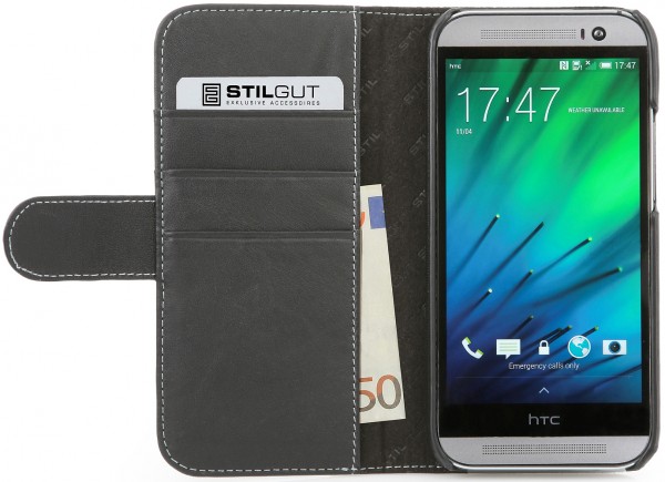 StilGut - Leather case &quot;Talis&quot; for HTC One M8 / M8s