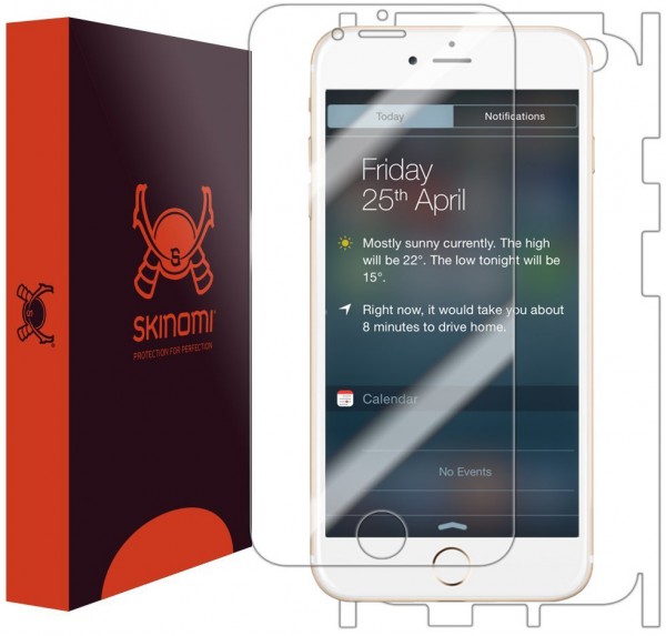 Skinomi - Screen protector for iPhone 6 Plus TechSkin back and front sides
