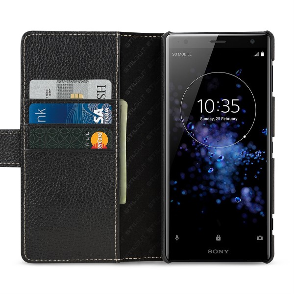 StilGut - Sony Xperia XZ2 Cover Talis with Card Holder