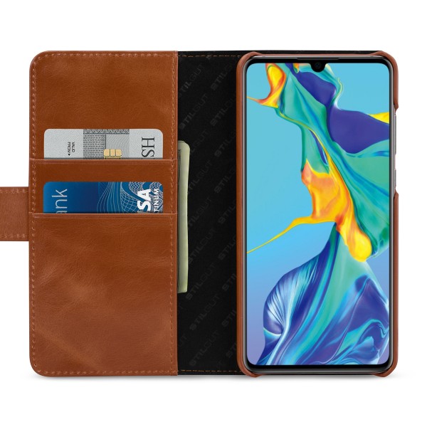 StilGut - Huawei P30 Cover Talis with Card Holder
