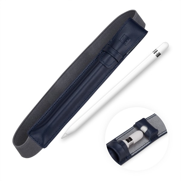 StilGut - Apple Pencil Case for iPad mini 5 with Lightning Adapter Pocket