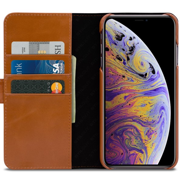 StilGut - iPhone XS Max Cover Talis with Card Holder
