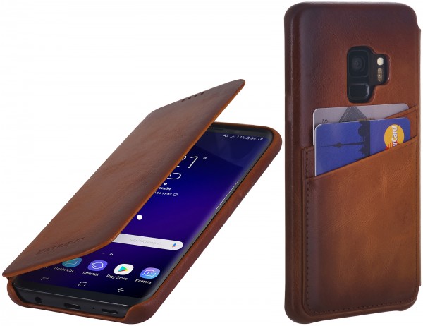 StilGut - Samsung Galaxy S9 Cover Book Type with Card Holder