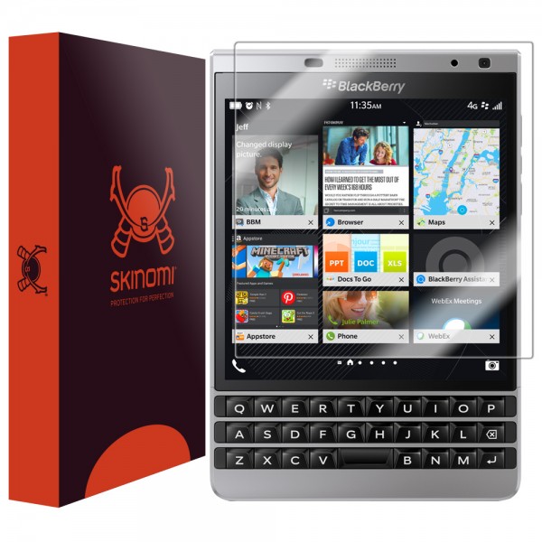 Skinomi - Screen protector for BlackBerry Passport Silver Edition TechSkin