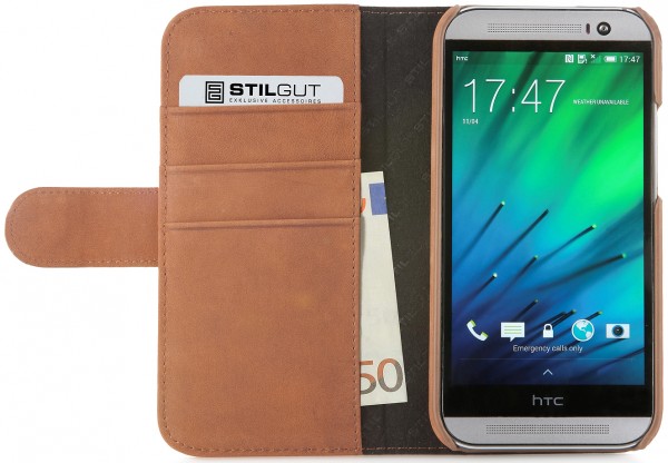 StilGut - Leather case "Talis" for HTC One M8 / M8s