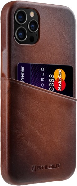 StilGut - iPhone 12 Pro Case Premium with Card Holder