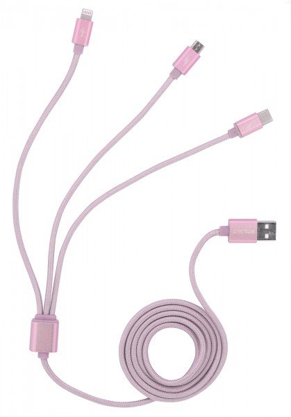 StilGut - Charging cable Magic Trio (USB C, Lightning, Micro-USB)