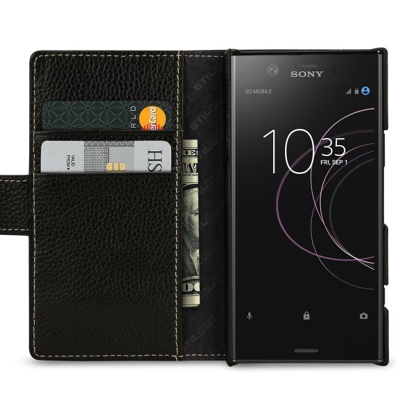 StilGut - Sony Xperia XZ1 Compact Cover Talis with Card Holder