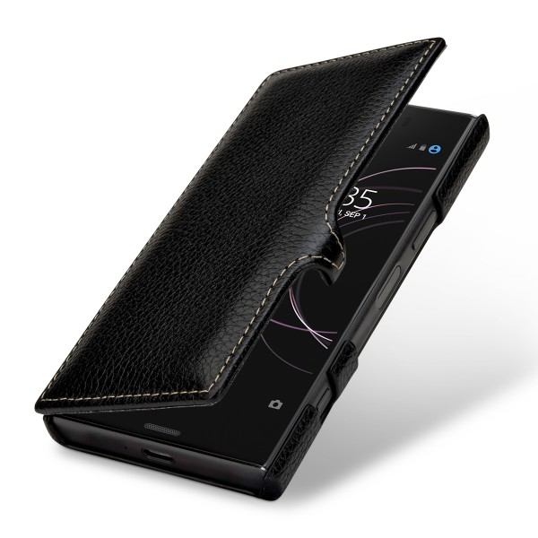 StilGut - Sony Xperia XZ1 Compact Cover Book Type with Clip