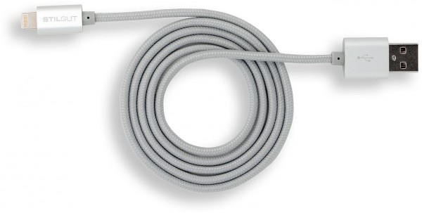 StilGut - Magic Lightning cable for Apple devices (1m), silver