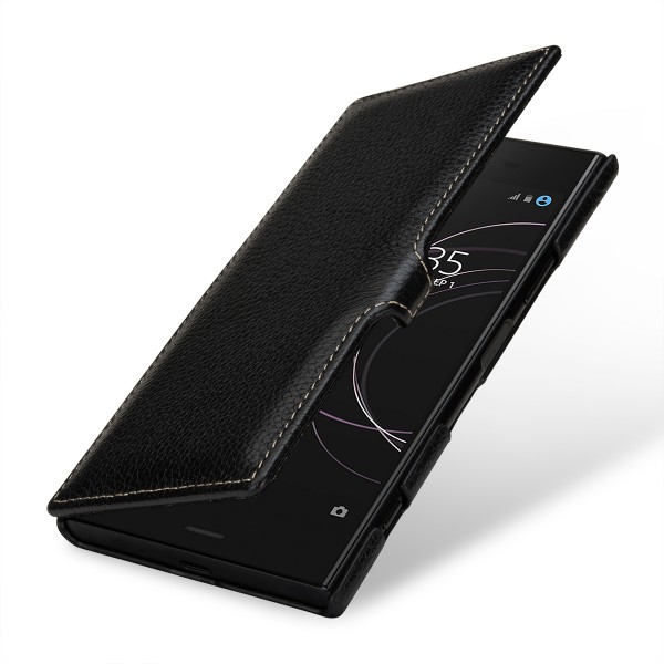 StilGut - Sony Xperia XZ1 Cover Book Type with Clip