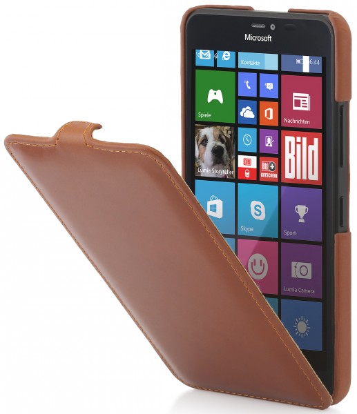 StilGut - Lumia 640 XL leather case &quot;UltraSlim&quot;