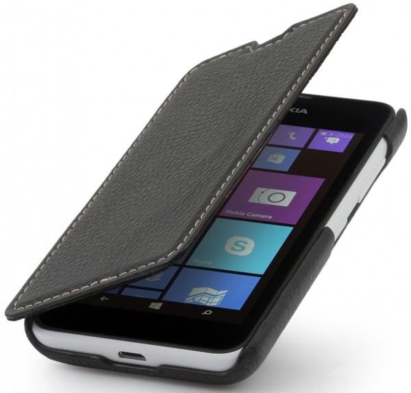 StilGut - Leather case &quot;Book Type&quot; for Nokia Lumia 530