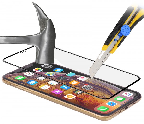 StilGut - iPhone XS Max Tempered Glass 3D Full Cover