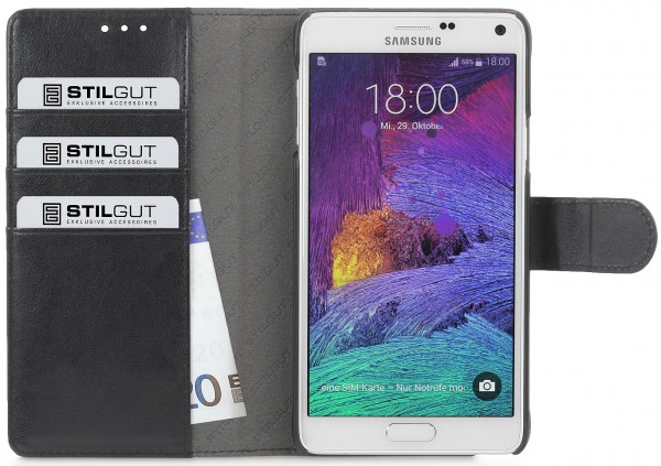 StilGut - Galaxy Note 5 case &quot;Talis&quot; card-holder