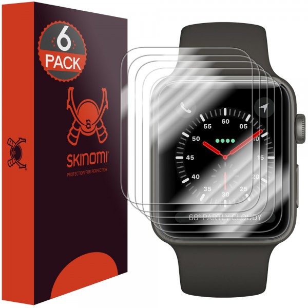 Skinomi - Screen Protector Apple Watch Series 3 (42 mm) set of 6
