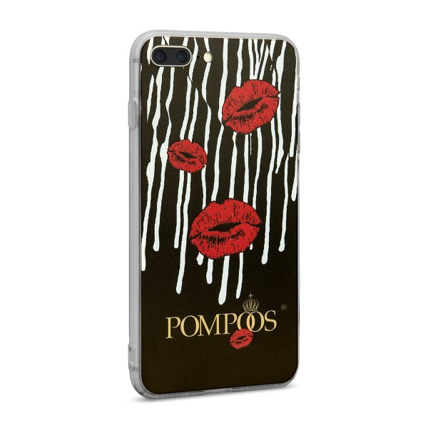 POMPÖÖS by StilGut - iPhone 8 Plus Cover Kiss - Design by HARALD GLÖÖCKLER