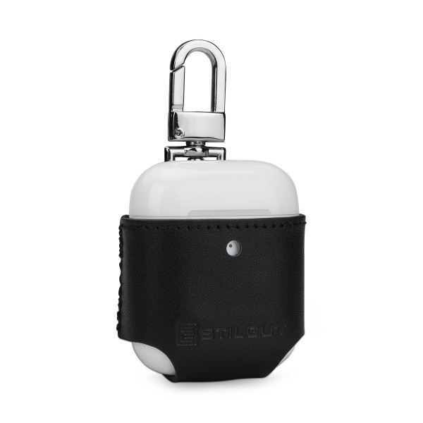 StilGut - AirPods 2 Case in Leather with Carabiner