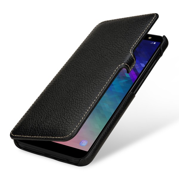 StilGut - Samsung Galaxy A6 Plus (2018) Cover Book Type with Clip