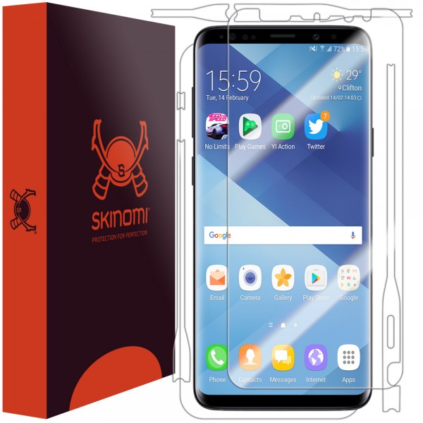 Skinomi - Samsung Galaxy S9+ Screen Protector TechSkin Full Body