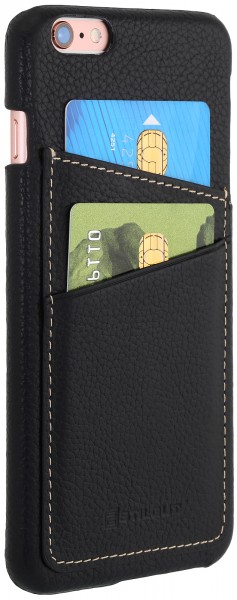StilGut - iPhone 6s Plus cover in leather with card holder